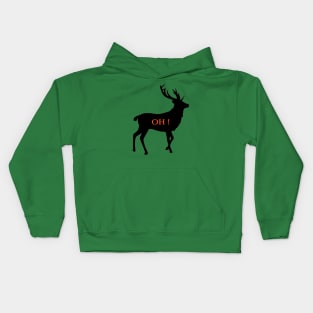 Deer on Christmas best Gift for Christmas Kids Hoodie